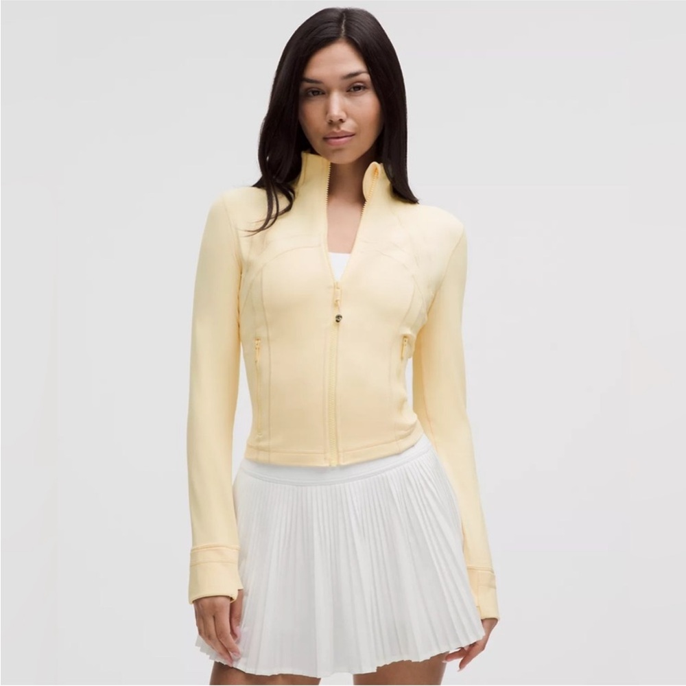 NWT 🍋 Lululemon Define Cropped Butter Cream BTCR Size‎ 8 LIMITED EDITION LW3HQS - Picture 5 of 12